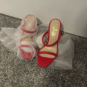 NWT red heels